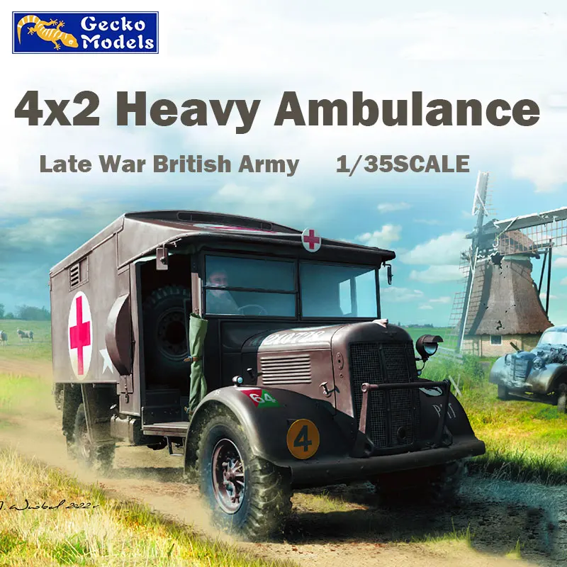 Модель геккона комплект военной сборки 35GM0069 поздний Второй мировой войны