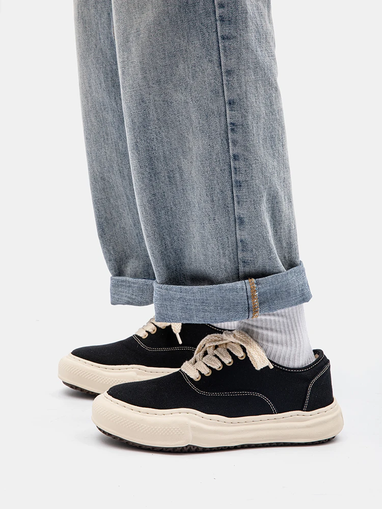 Cnmade/Yu Wenle одинаковые парусиновые туфли мужские осенние для нищего с толстой