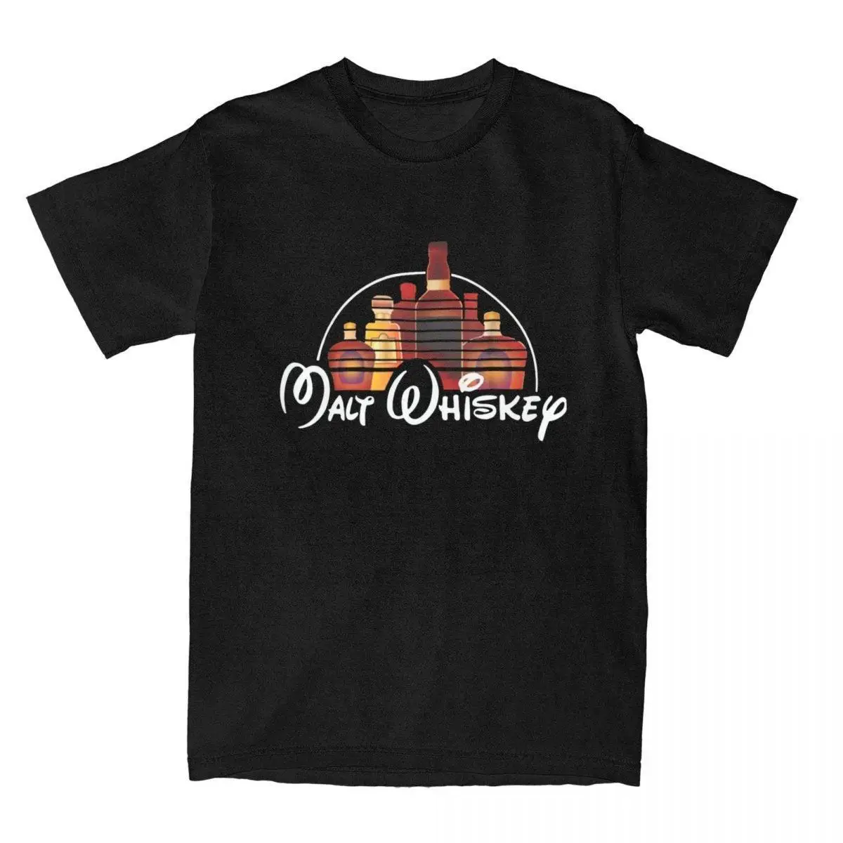 

2022 New Summer Cool TShirt Men Short Sleeve Malt Whiskey T-Shirt Funny Alcohol Drunk Mens Tee O-Neck T Shirt Streetwear Tops