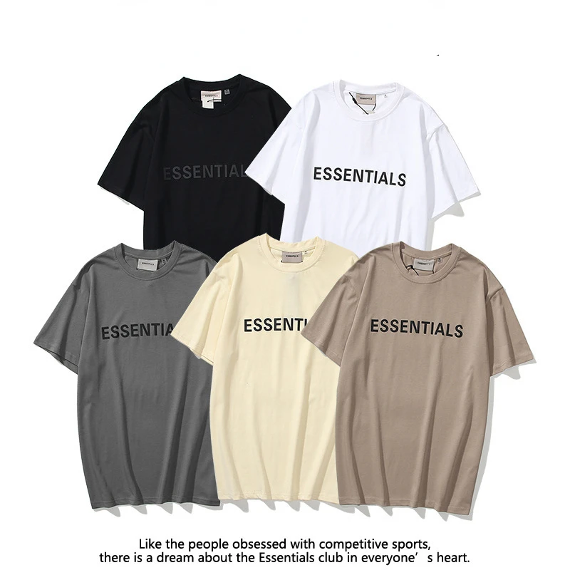 

Brand Men Summer T-shirt Letters Printing Oversized Short Sleeve Fashion Casual Women T-shirt Street 100% Cotton Tops