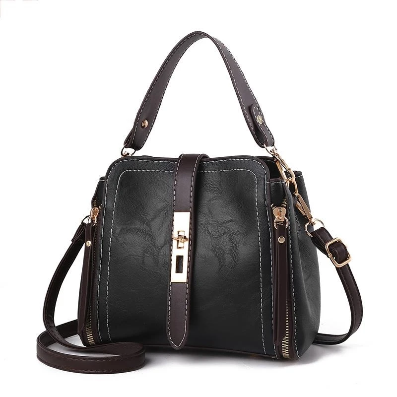 

women's PU leather handbag, flap bag, vintage bag