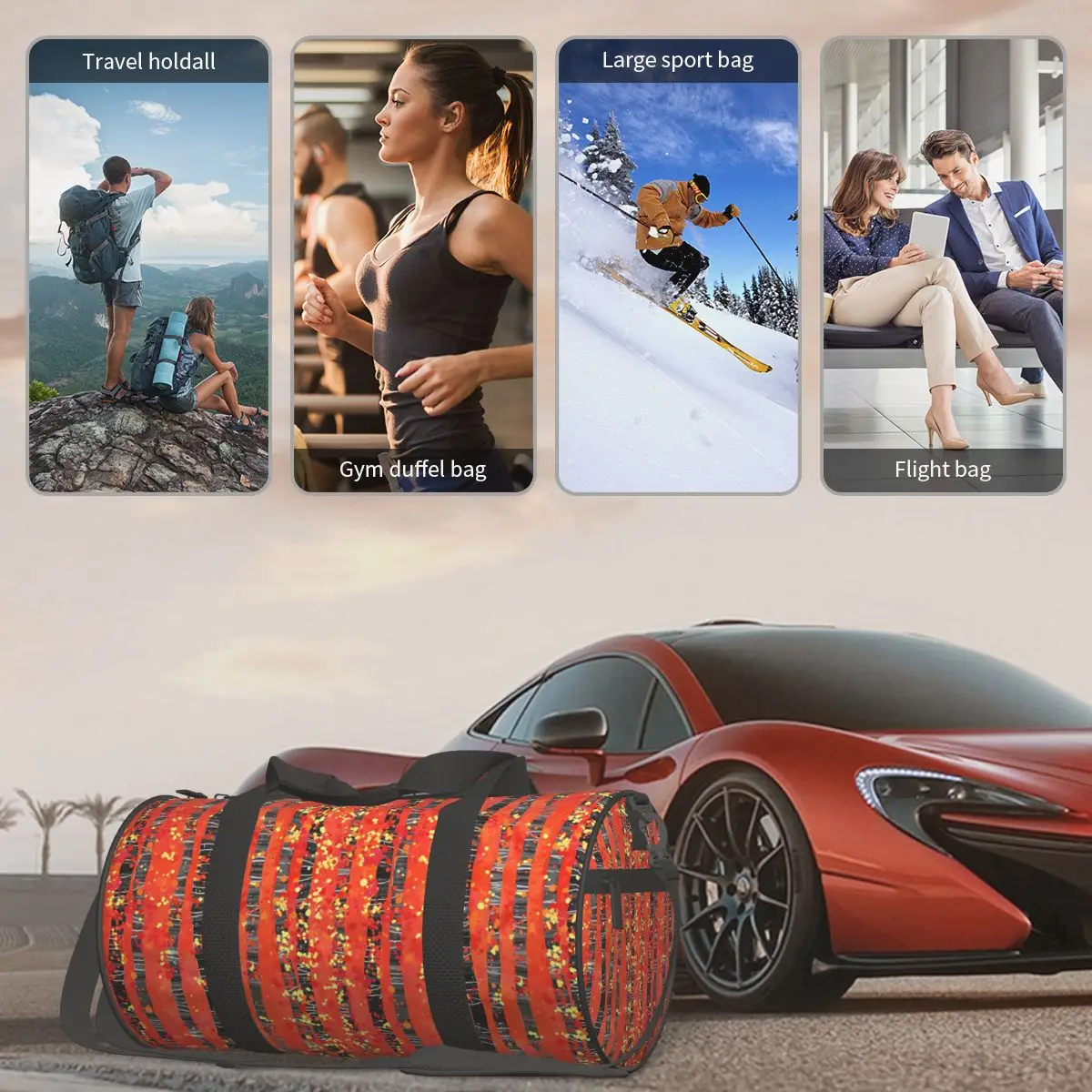 Спортивные сумки с изображением березового дерева леса пейзажа аксессуары для