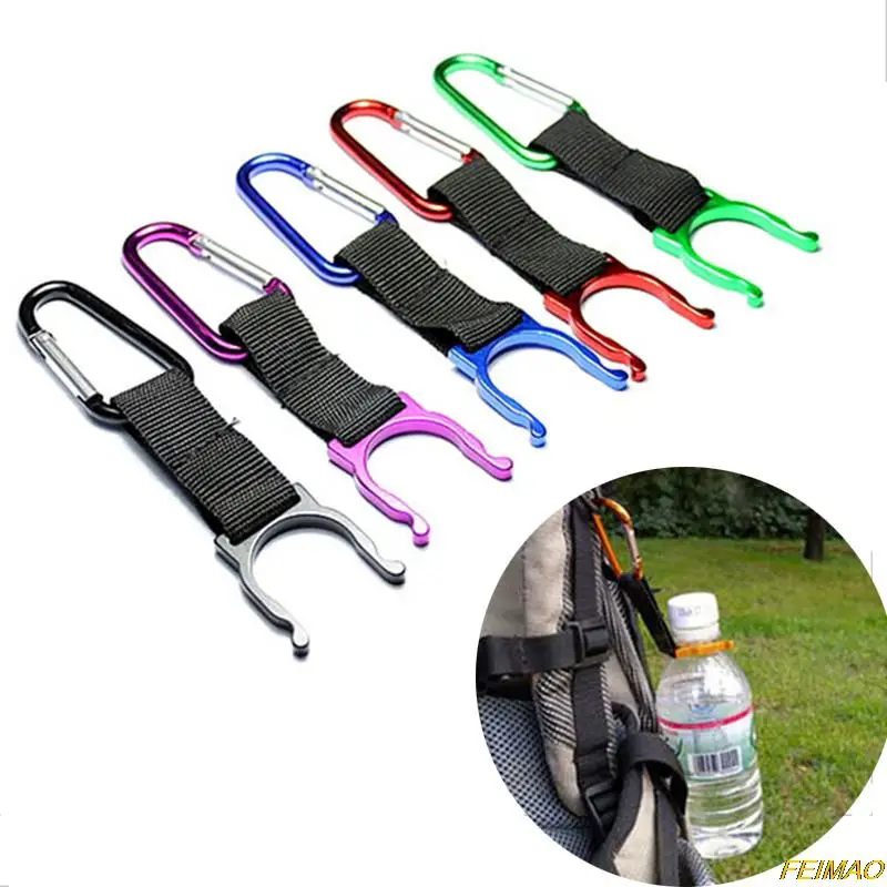 

Water Bottle Buckle Hook Clip Camping Hiking Carabiner