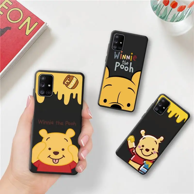 

Disney Winnie the Pooh Bear Phone Case For Samsung Galaxy A03S A52 A13 A53 A73 A72 A12 A31 A81 A30 A32 A50 A80 A71 A51 5G
