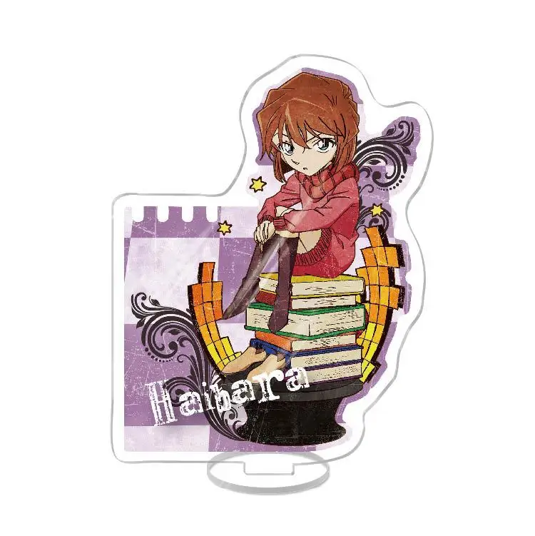 Фото Новая акриловая фигурка-подставка Kaitou Kid и Конан из аниме: очаровательный парень, декоративная настольная модель, подарок для фанатов и влюбленных, мультяшный дизайн. №4