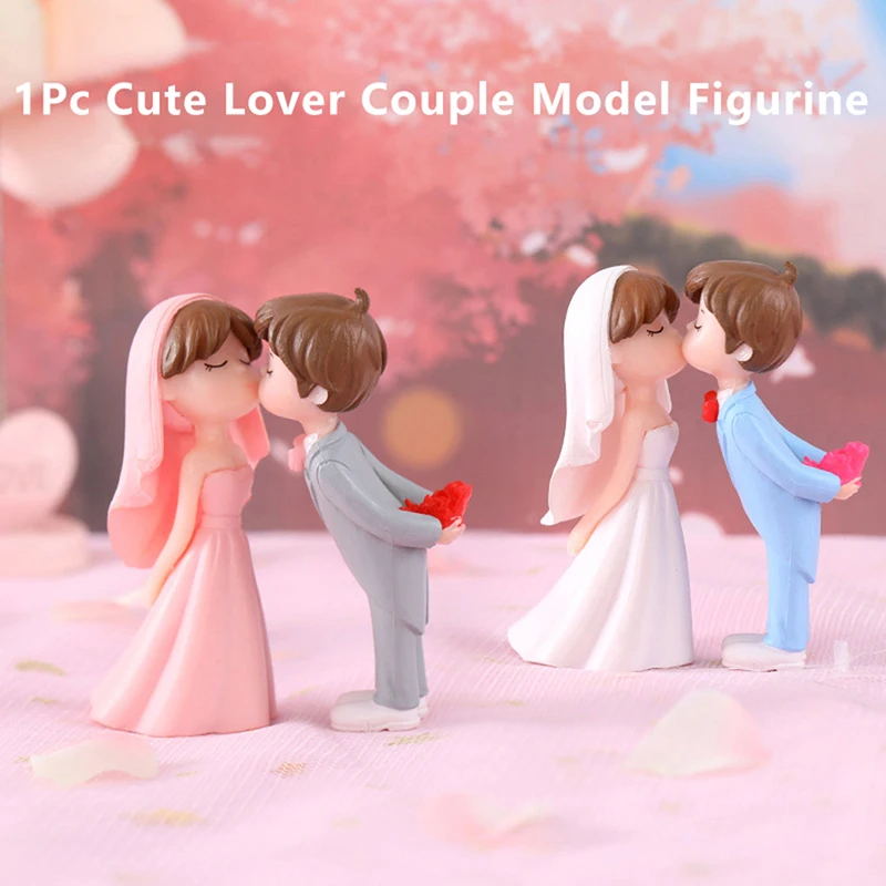 

Мини фигурки пар, микро-ландшафтное украшение, пластиковые поделки «сделай сам», сказочный сад, мох, кукольный дом, украшение для свадебного...