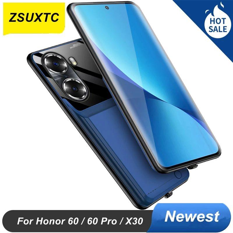 

10000Mah Battery Charger Case For Honor 60 60 Pro X30 Power Case Power Bank Phone Bag Cover For Huawei Honor 60 Pro Battery Case