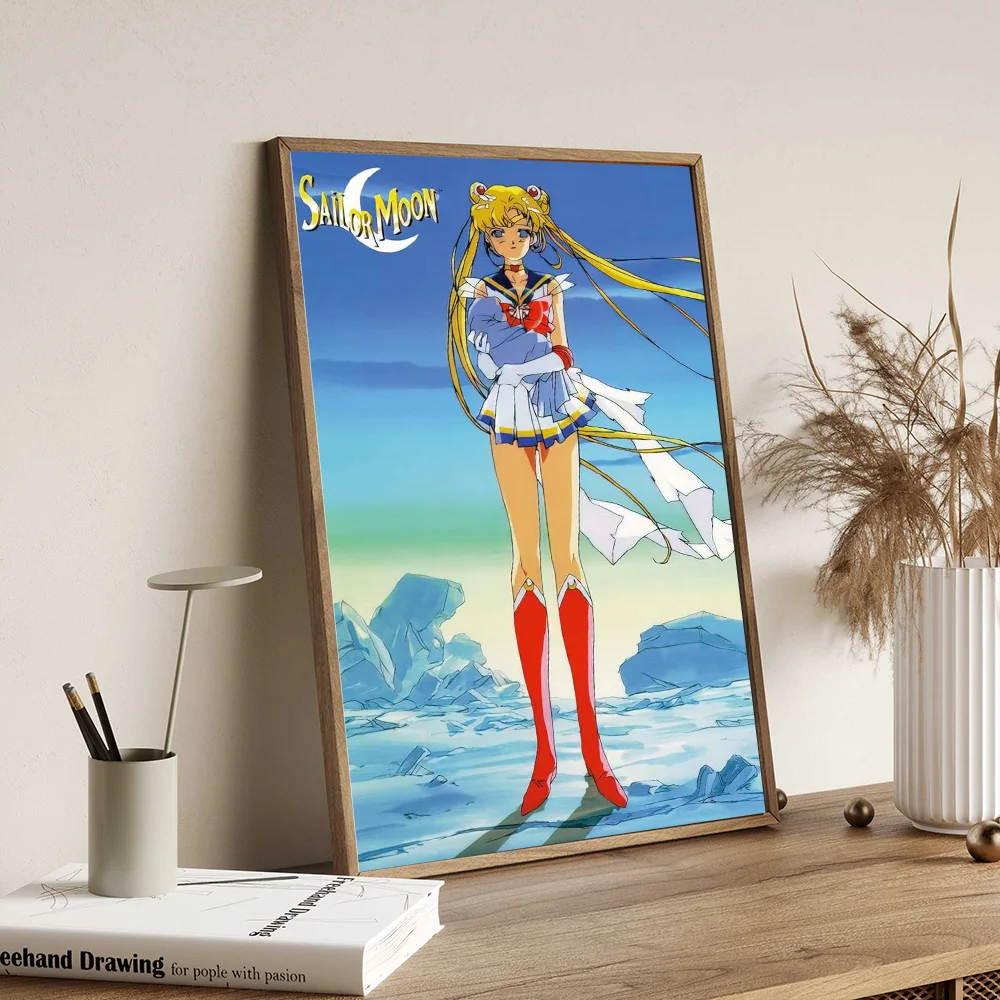 Самоклеящийся Художественный Постер T-Tsuking U-Usagi Современный Стиль Белая Бумага С