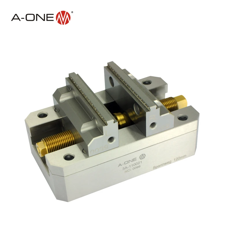 

Precision fixture work holding self centering bench vise 110021