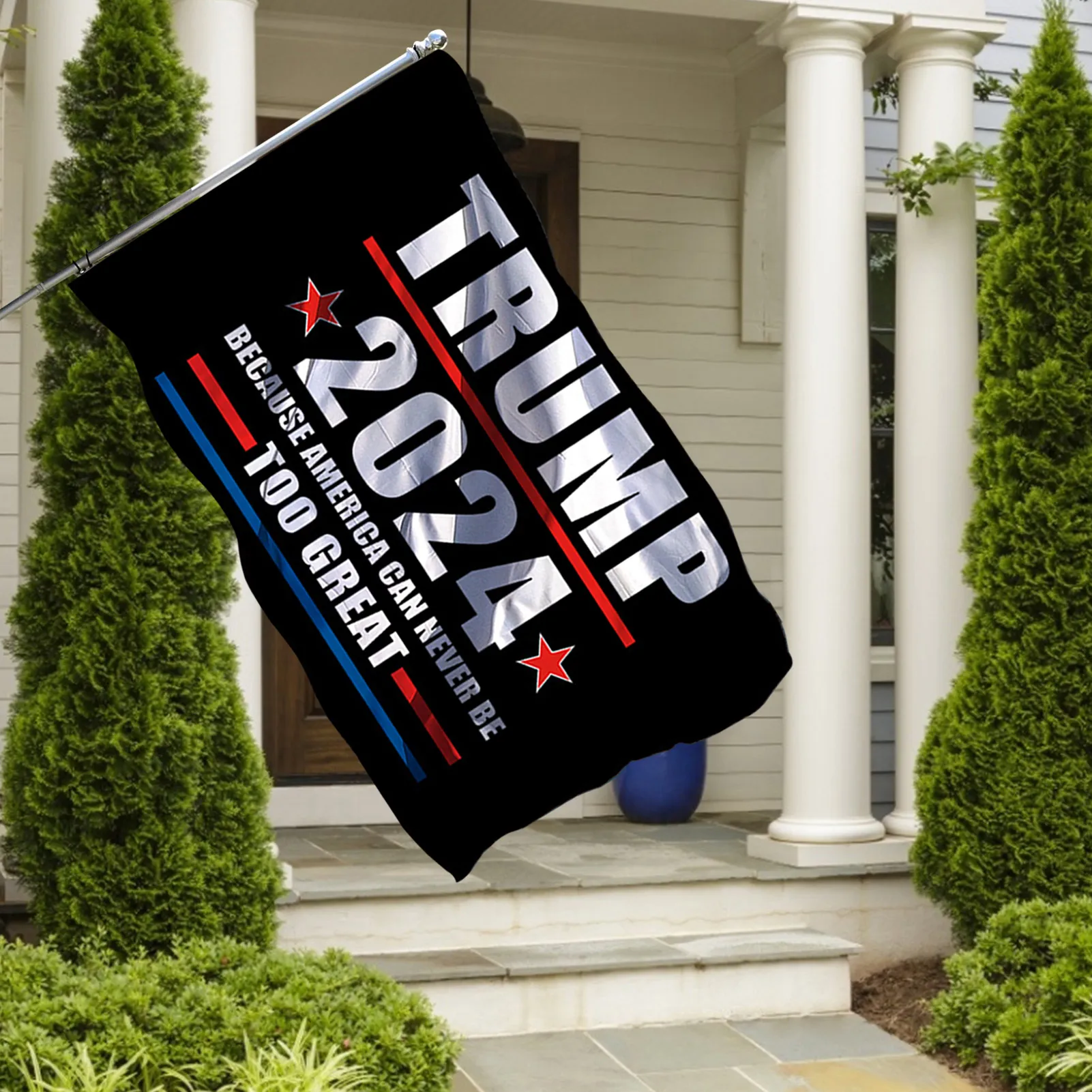 

Флаги Дональда Трампа 2024 3x5 футов/90x150 см, флаги с американским Трампом с латунной втулкой, американская снова двойная прошивка