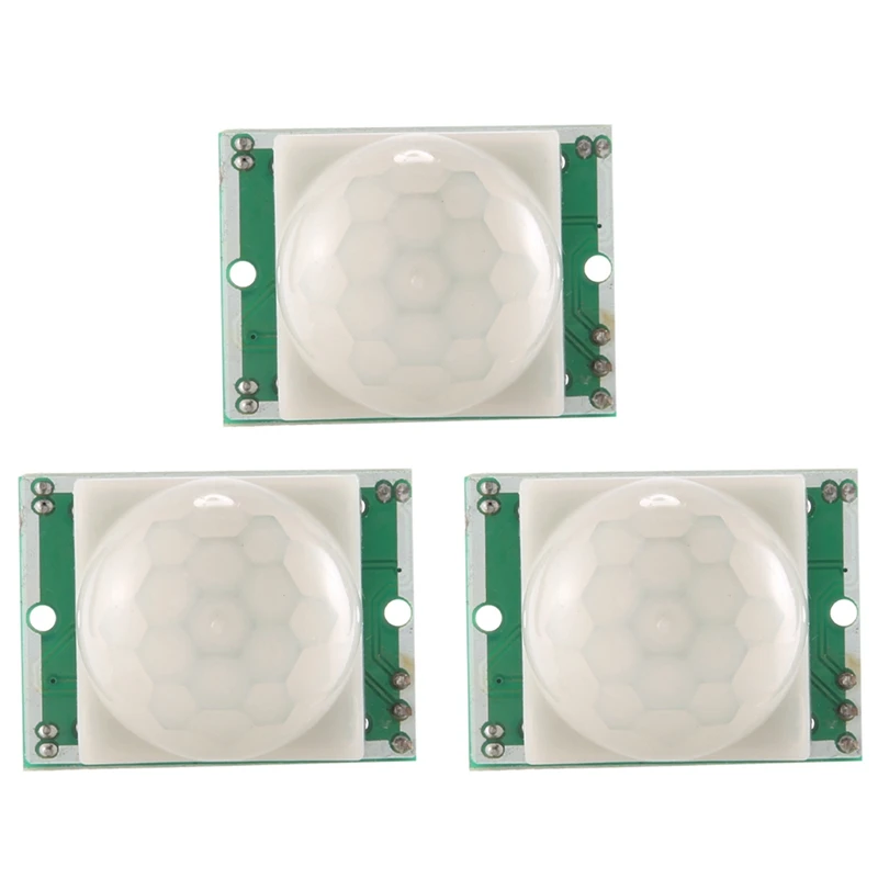 

3Pcs/Lot For HC-SR501 Adjust IR Pyroelectric Infrared PIR Motion Sensor Detector Module For Raspberry Pi Kits