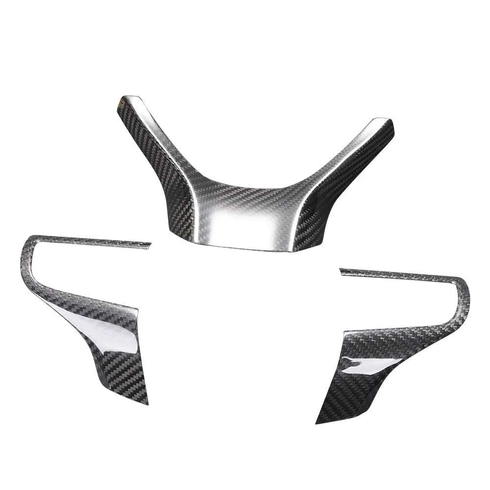 

Carbon Interior Series Steering Wheel Trim Clear Lines Suitable For Lexus ES 2015-2017 3PCS Add On style