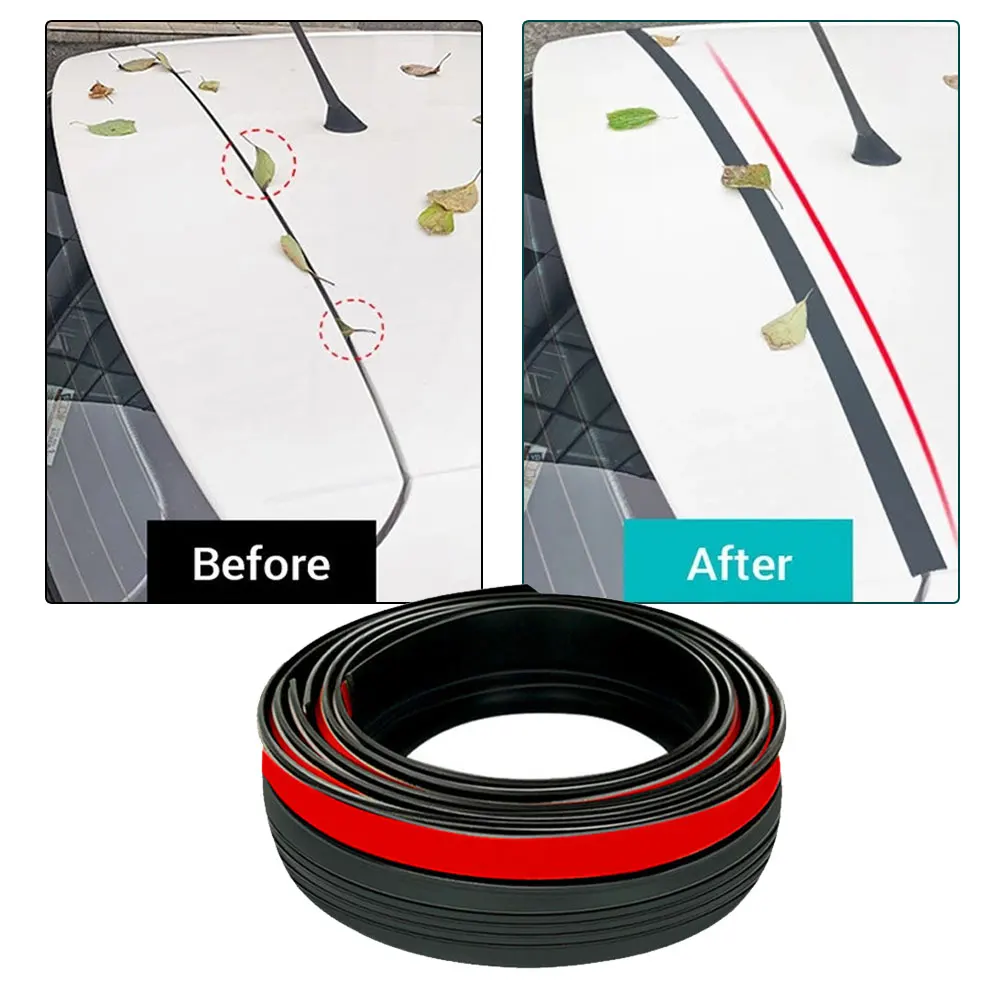 

Car Rubber Sealing Strip Auto Trunk Lid Gap Seal Strip for SUV Hatchback Upper Edge Trim Auto Car Dust Proof Sealant Accessories