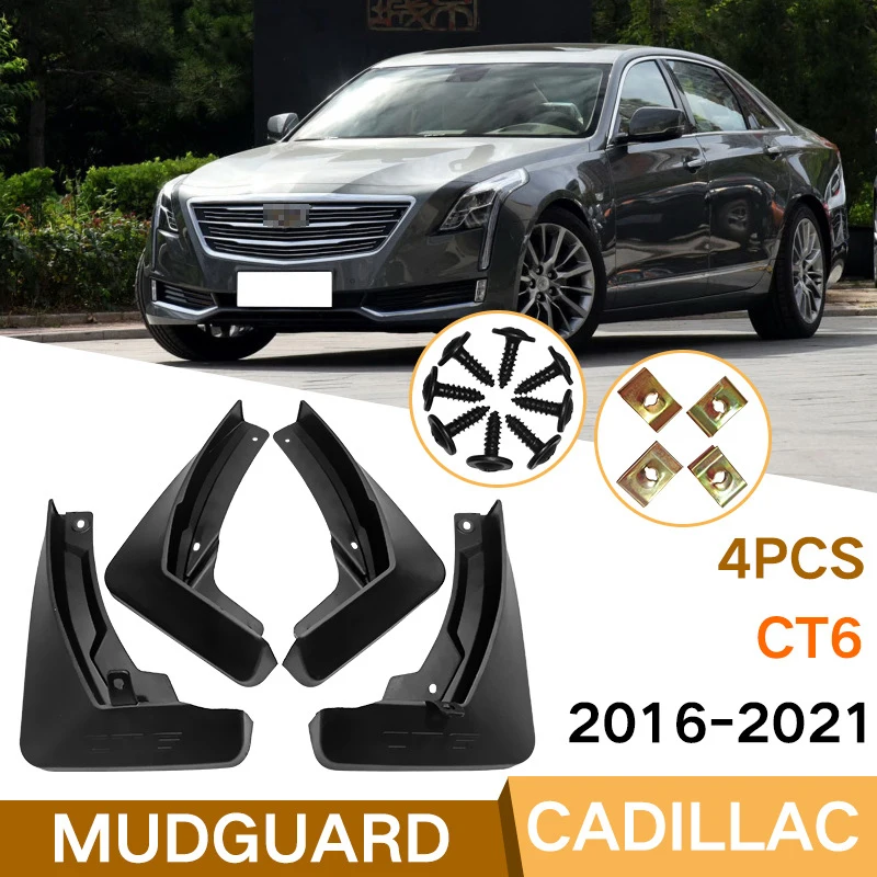 

Комплект формованных брызговиков для CADILLAC CT6 2016 2017 2018 2019 2020 2021 Брызговики
