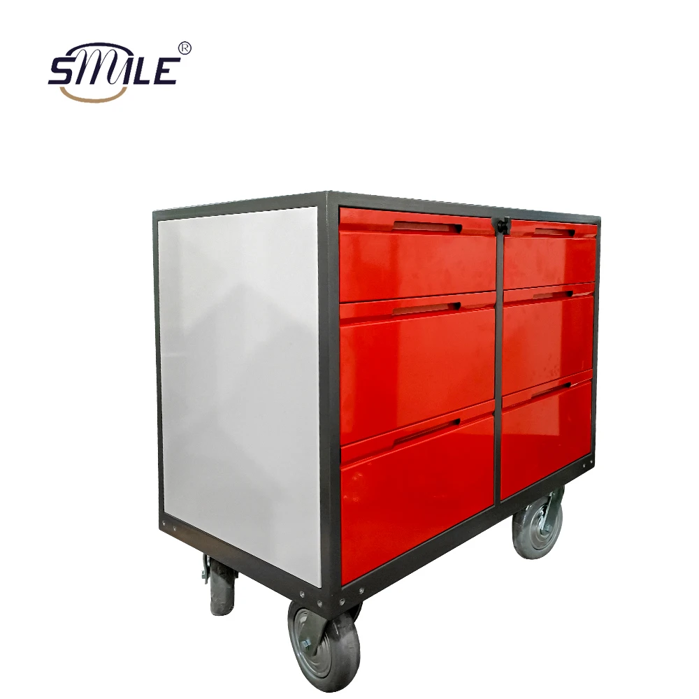 

Тележка для инструментов SMILE Custom с ручкой из нержавеющей стали