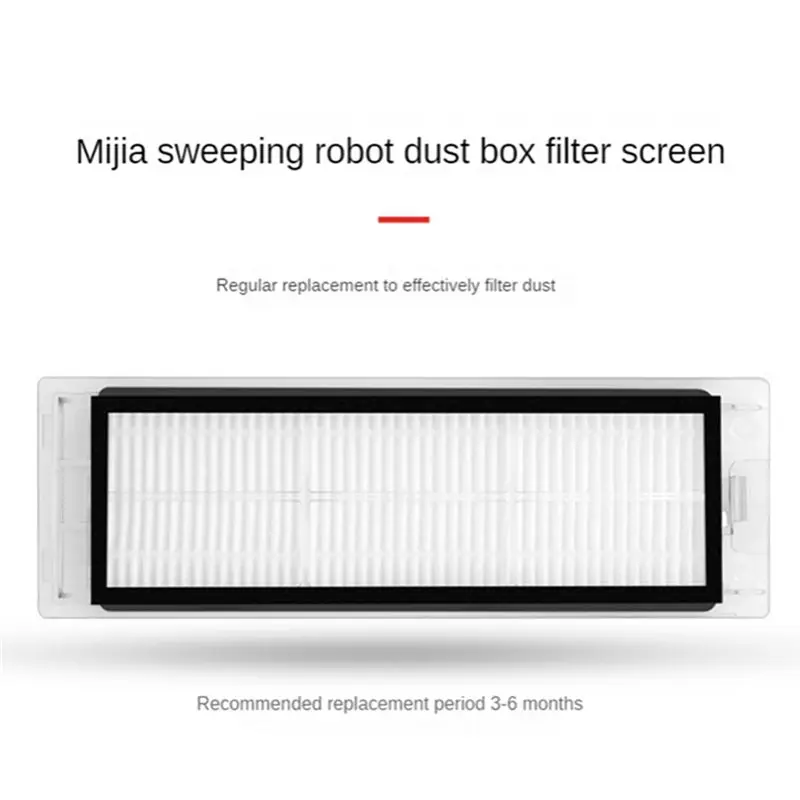 Фото A42F для робота-пылесоса Xiaomi S5 T7Pro T6 Pure: основная щетка, боковая щетка, HEPA-фильтр, насадка для влажной уборки (A) №4