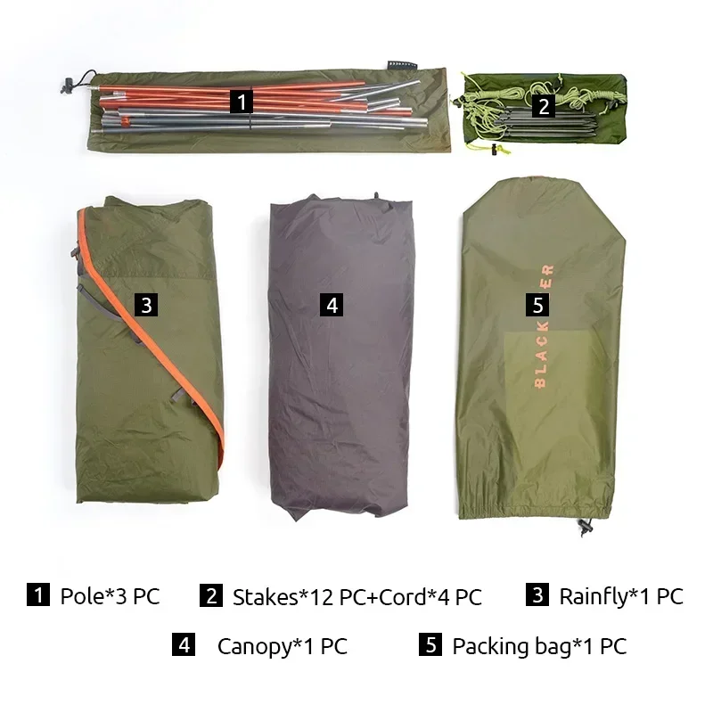 BLACKDEER Archeos Новая палатка для кемпинга 2V2 Легкая туристическая 2 человек с
