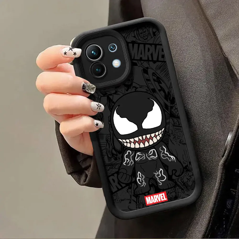 Фото Чехол Marvel Cute Heroes Deadpool Groot для Xiaomi 13T 14T 15 15T Pro 17 Ultra Poco M7 M8 F8 F7 X6 X7 X8 Pro Max, противоударный чехол №4