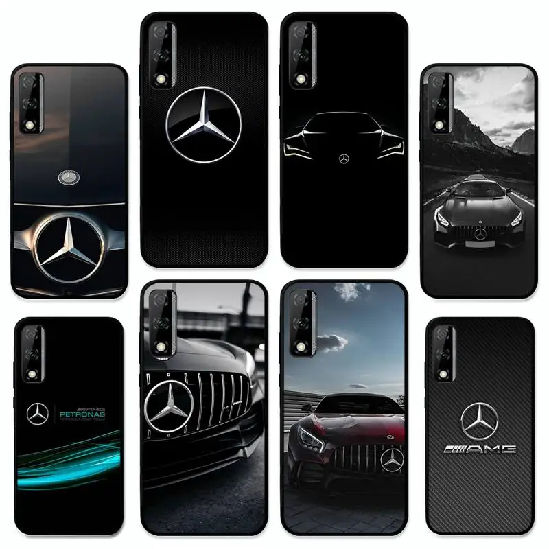 

Luxury Sports car B-Benzz Phone Case for Huawei Y 6 9 7 5 8s prime 2019 2018 enjoy 7 plus