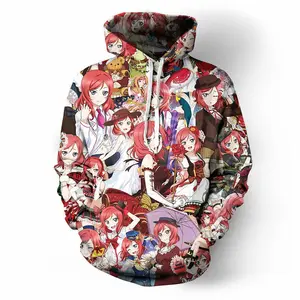 SOSHIRL Love Live аниме Idol толстовки хипстерские забавные крутые Косплей толстовки унисекс кавайные Кодори Minami пуловеры Sunshine Maki Топы