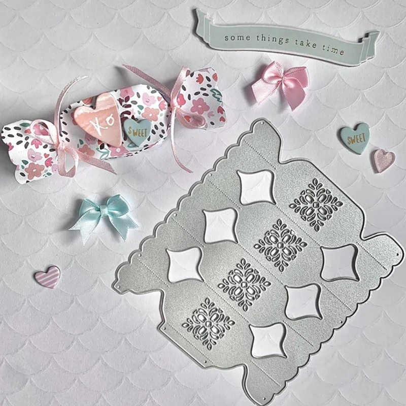 Форма конфет подарок фотография 3D тиснение металлические режущие штампы