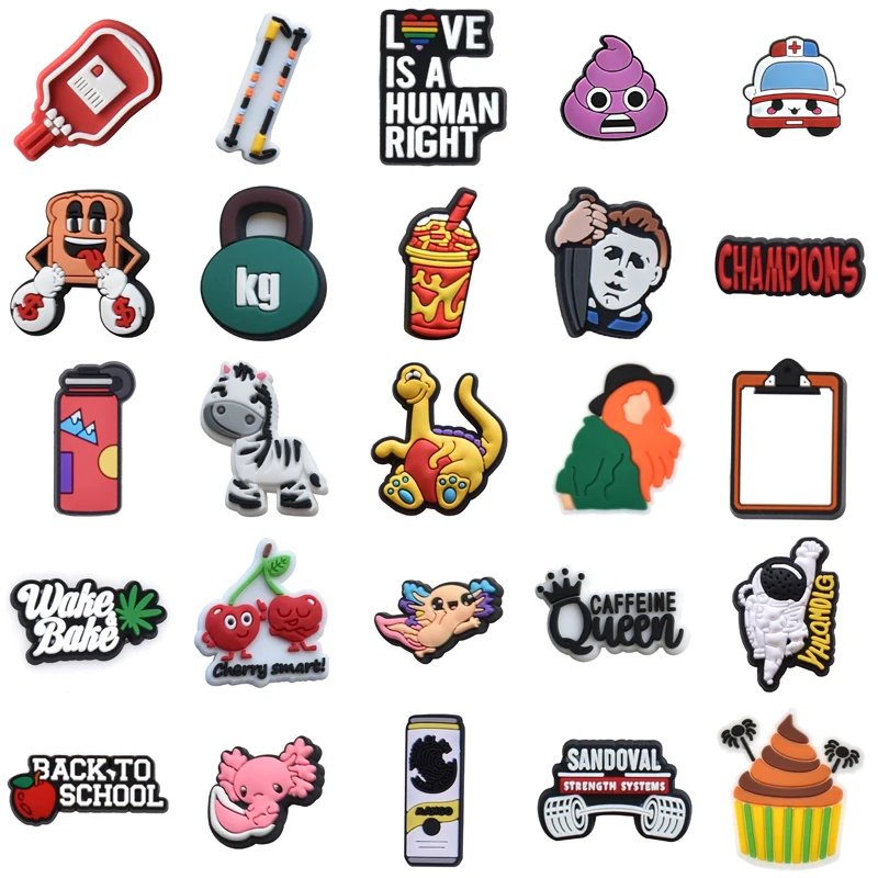 

Gifts Shoe Charms Kids Para Pins Women Charm Wholesale Bulk Shoes Accessories Boy Men Packs Decorations for Croc Girl Set Jeans