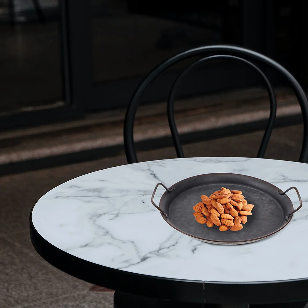 Премиальный железный скандинавский кухонный поднос для хранения старый кованый