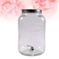 storage household liquid for barrels bottle sealed cans with lead free thick glass fermented transparent glass jar