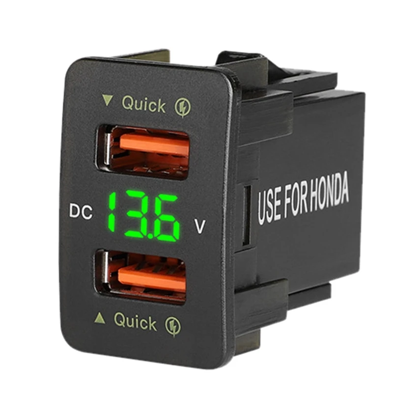 

Автомобильное зарядное устройство с двумя USB-портами, 36 Вт
