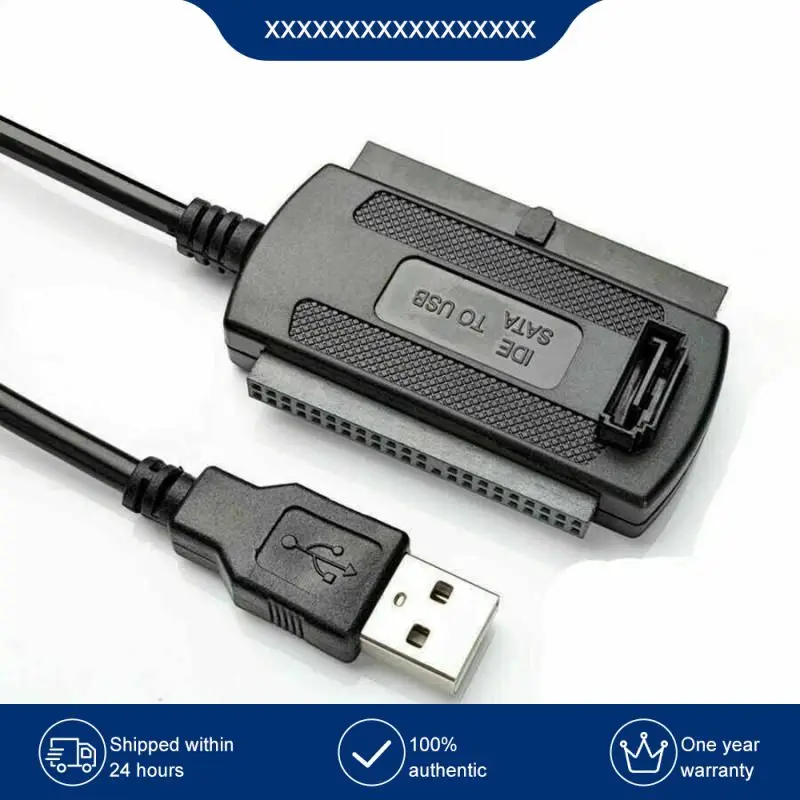 

Кабель-переходник Sata Pata Ide-Usb 2,0 для жесткого диска 2,5/3,5 дюйма