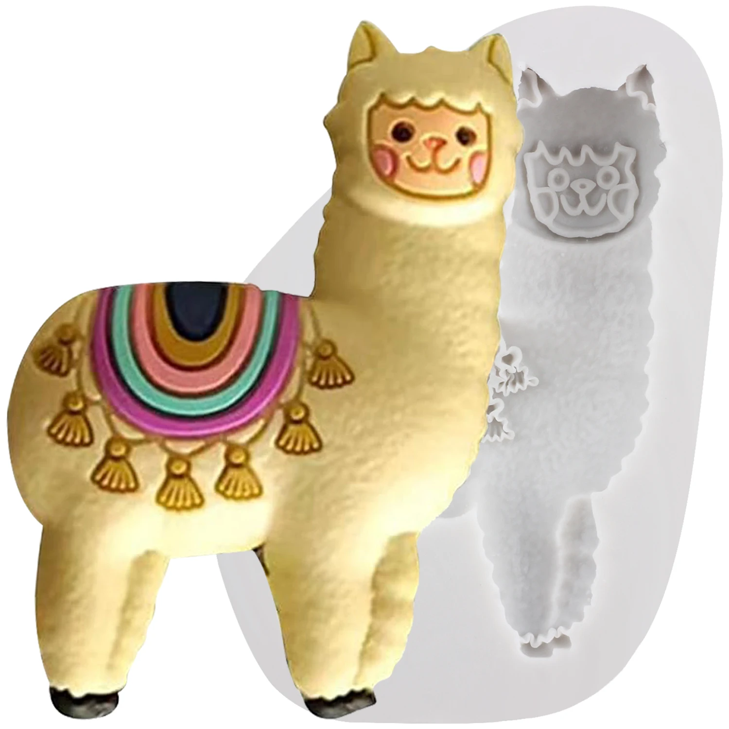 Формы для торта Mujiang Лама Альпака Силиконовые милая лама нарисуй по точкам от 1 до 30