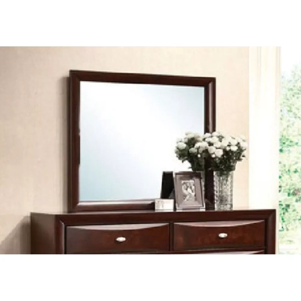 

39x35 H ирландское зеркало в эспрессо, домашний декор, Минималистичная современная домашняя мебель, мебель для спальни, шкафы, зеркала, декорат...