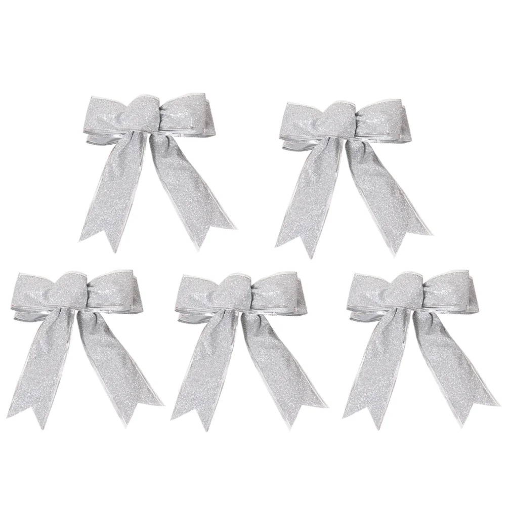 

Christmas Bowsbow Tree Red Wreaths Decorating Large Ribbon Bowknot Knot Big Gift Topper Outdoor Decorative Festival Outside