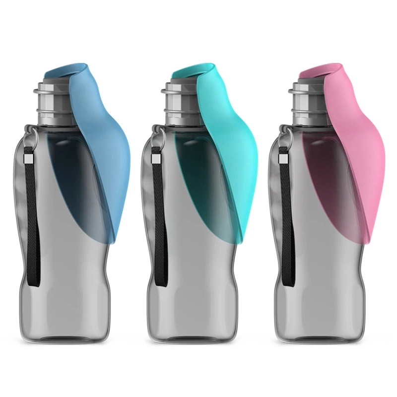 

Dog Water Bottle for Walking 27oz Pet Water Dispenser with Bowl Portable K5DC