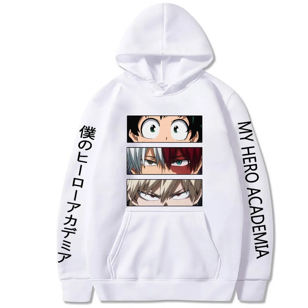 

Hoodies Men My Hero Academia Cosplay costume Women Long Sleeve Sweatshirt Bakugou Shoto Todoroki Bluzy Tops Clothes