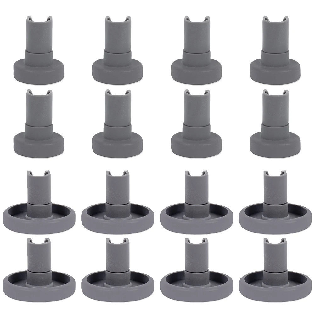 

16pcs Basket Casters Upper/Lower Basket For AEG Privileg Dishwasher Dish Rack Robot Vacuum Cleaner Access Household Tool Spare