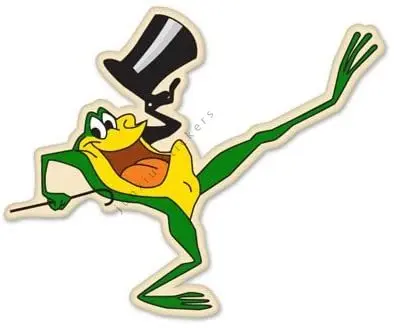 

Creative Stickers Michigan J. Frog Singing Frog Vynil Car Sticker Cartoon Anime Decal Car Accessories Other 3D Sticker KK10cm