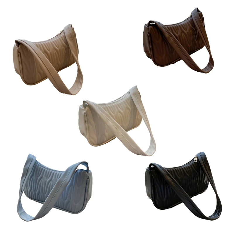 

2023 NEW Underarm Bag Versatile Fashion Handbag Shoulder Bags for Women Girl Trendy PU Bags Large Capacity Armpit Bag