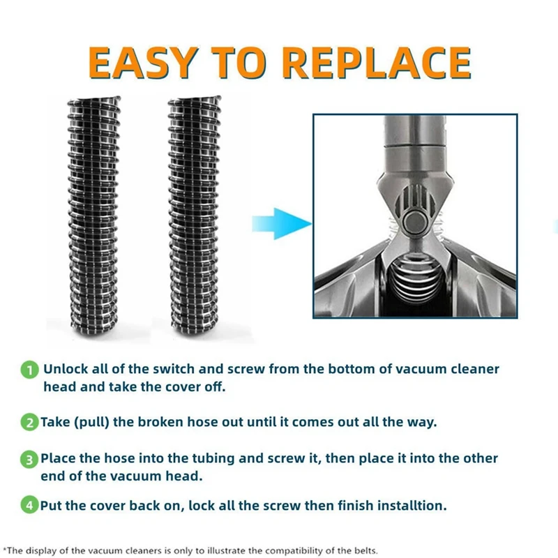 Шланг нижний для пылесоса Shark Rocket HV300 HV301 HV302 HV320 HV321 2 шт.