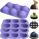 Полусферические силиконовые формы для торта, инструменты для украшения тортов, конфетная форма