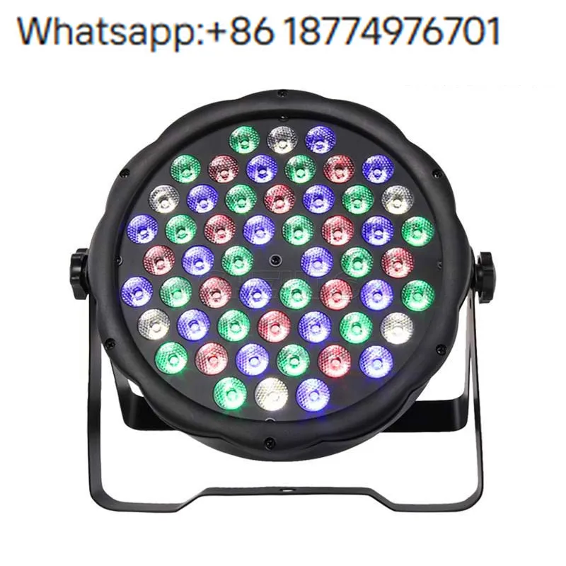 Фото SHEHDS 54 LED Par DMX Slient Slim Wash 54x3W RGBW для свадеб, диджеев, уличного освещения и сцены №2