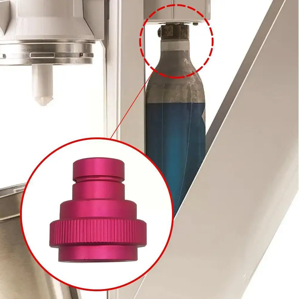 

Адаптер для бутылки Co2 Terra Art Pink Sodastream, быстрое зеркальное канистрое устройство для газировки в преобразователь барботер с S7x1