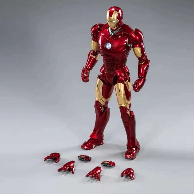 Iron Zd Man-Figura De AccióN Tony Stark Modelo 36cm Mk3 Original Legends IluminacióN Led ColeccióN Conmemorativa 1/5