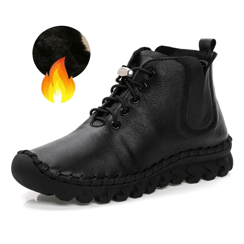 Koznoy 3 см 2024 удобные ботильоны из натуральной кожи в стиле ретро весна-осень-зима