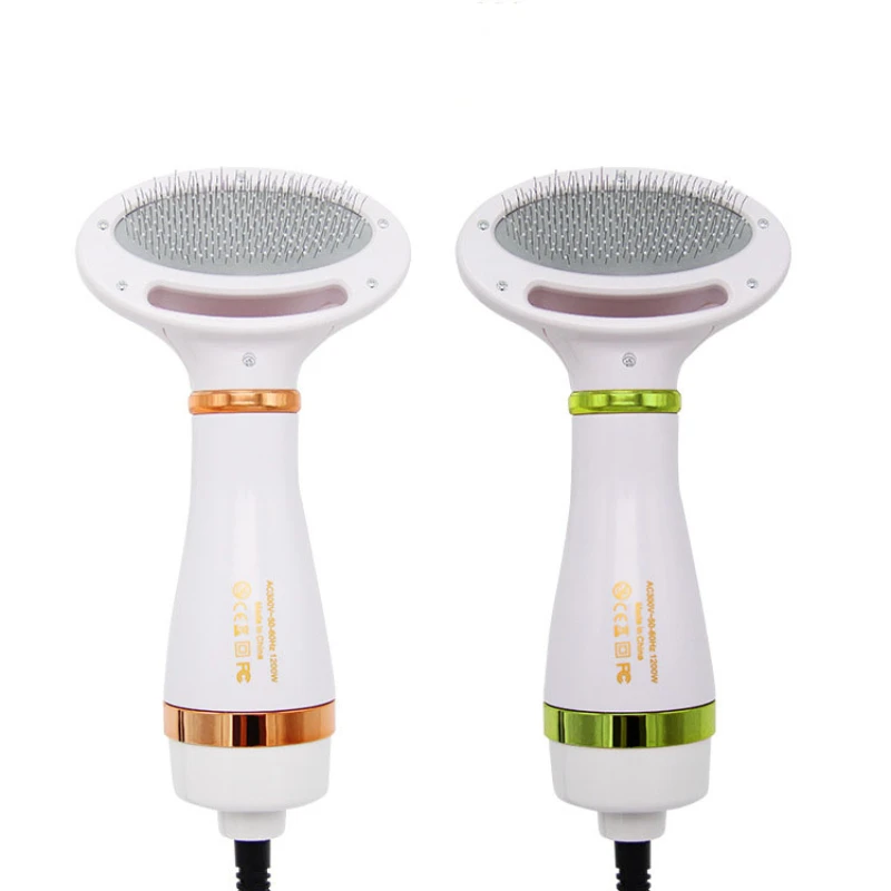 

2-In-1 Pet Dog Dryer Quiet Dog Hair Dryers and Comb Brush Grooming Kitten Cat Hair Comb Puppy Fur Blower Low Noise Temprature