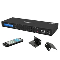 audio video cctv matrix switcher 8x8rack mount 4k hdmi matrix controller hdmi matrix switch 8x8