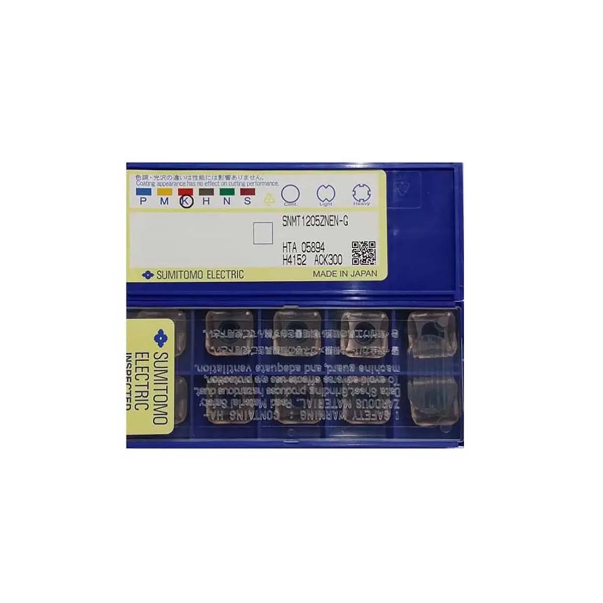 

SUMITOMO 100% Original SNMT SNMT1205 SNMT1205ZNEN G ACP200 SNMT1205ZNEN G ACK300 Medium Roughing Carbide Turning Inserts
