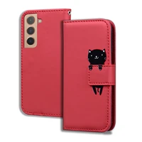 phone case for galaxy s20fe s22 ultra s22 magnetic flip phone case cover for s21 s21plus s21 ultra s8 s9 s10 stand case
