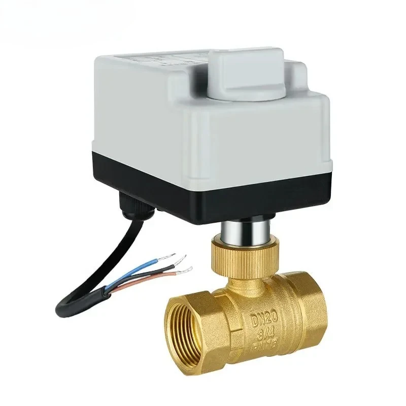 Электрический шаровой кран из латуни  DN15 DN20 DN25 DN32