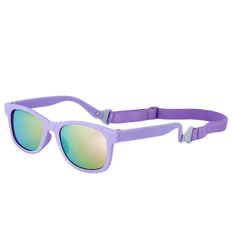 

MAXJULI Baby Sunglasses with Strap 100% UV Protection with Adjustable Strap for Baby Infant Toddler Girls & Boys Age 0-24months